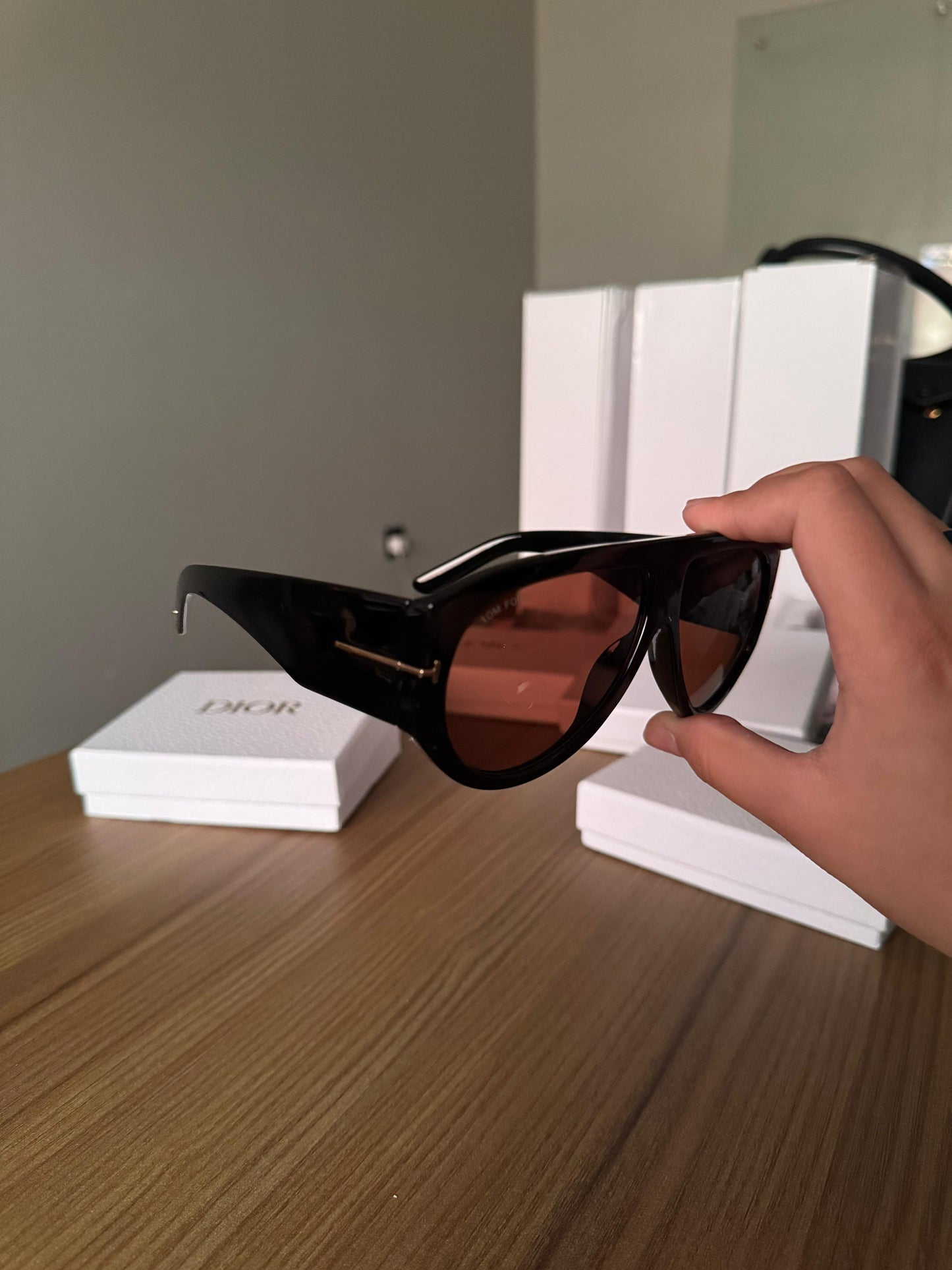 Tom Ford Ft1044 Black Sunglasses With Yellow Lenses