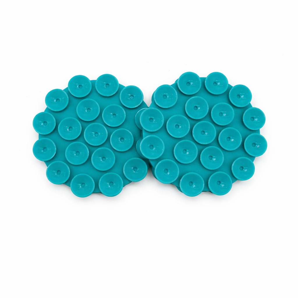 Double sided round sticky grippy