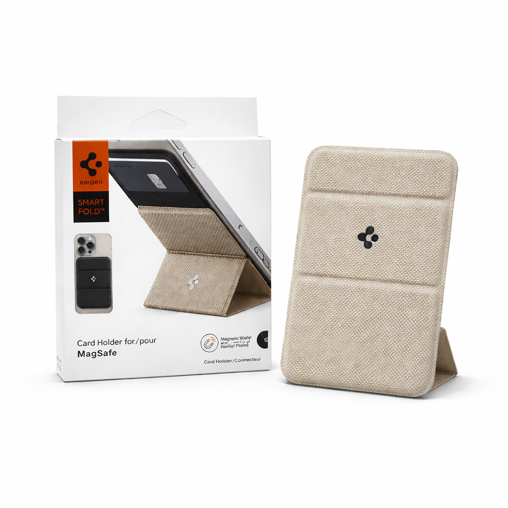 Spigen magsafe card holder smart fold wallet + Mobile Stand