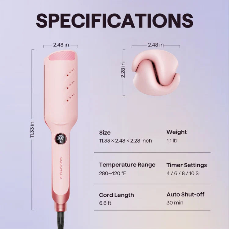 Wavy talk Power Wave
Hair Crimping Iron (Immediate Delivery available)