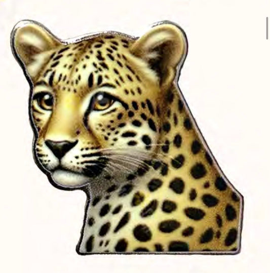 Lion Metal Phone Sticker