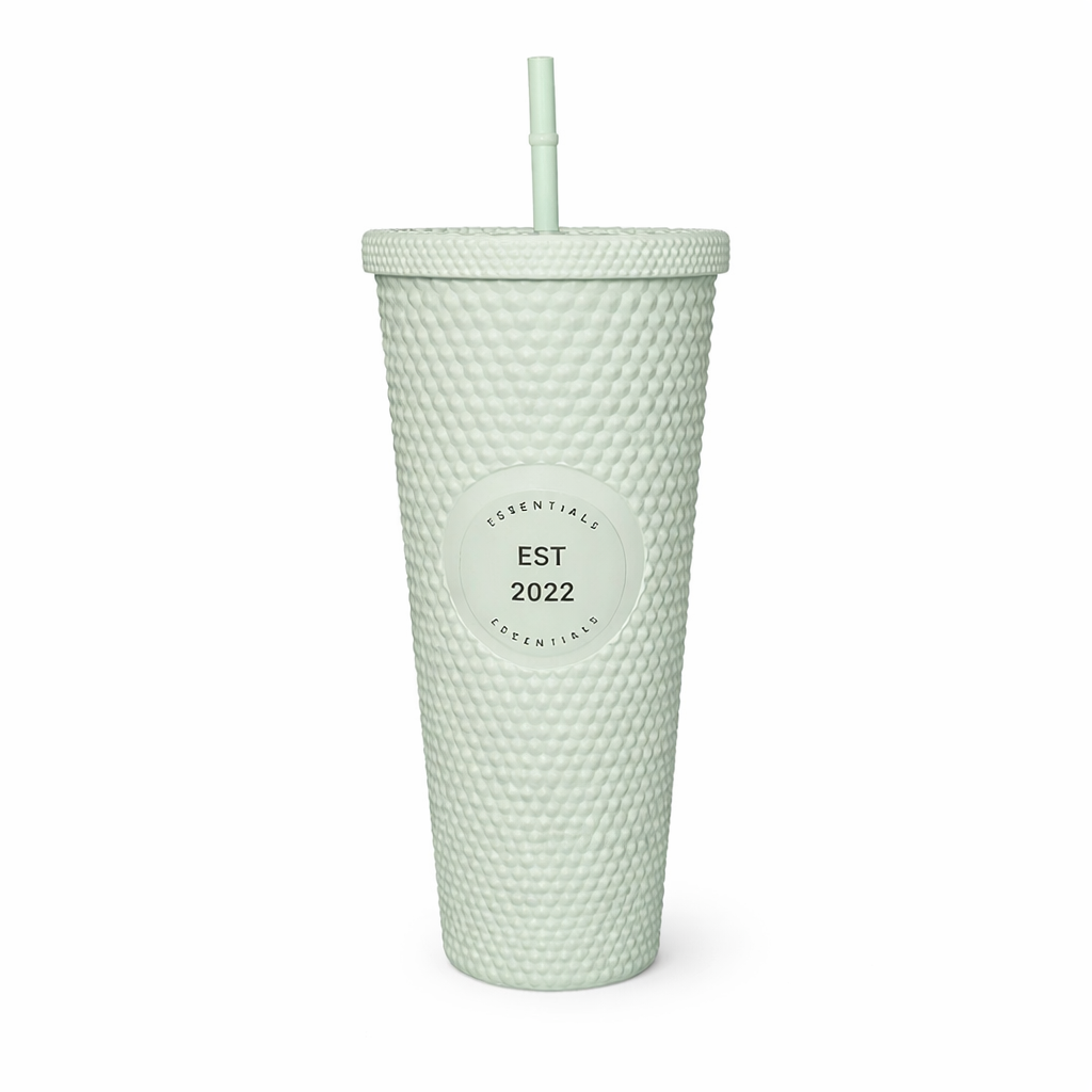 Studded Tumbler Matte Pistachio Green Laibaessentials