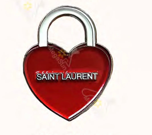 Saint Laurent Heart Metal Phone Sticker