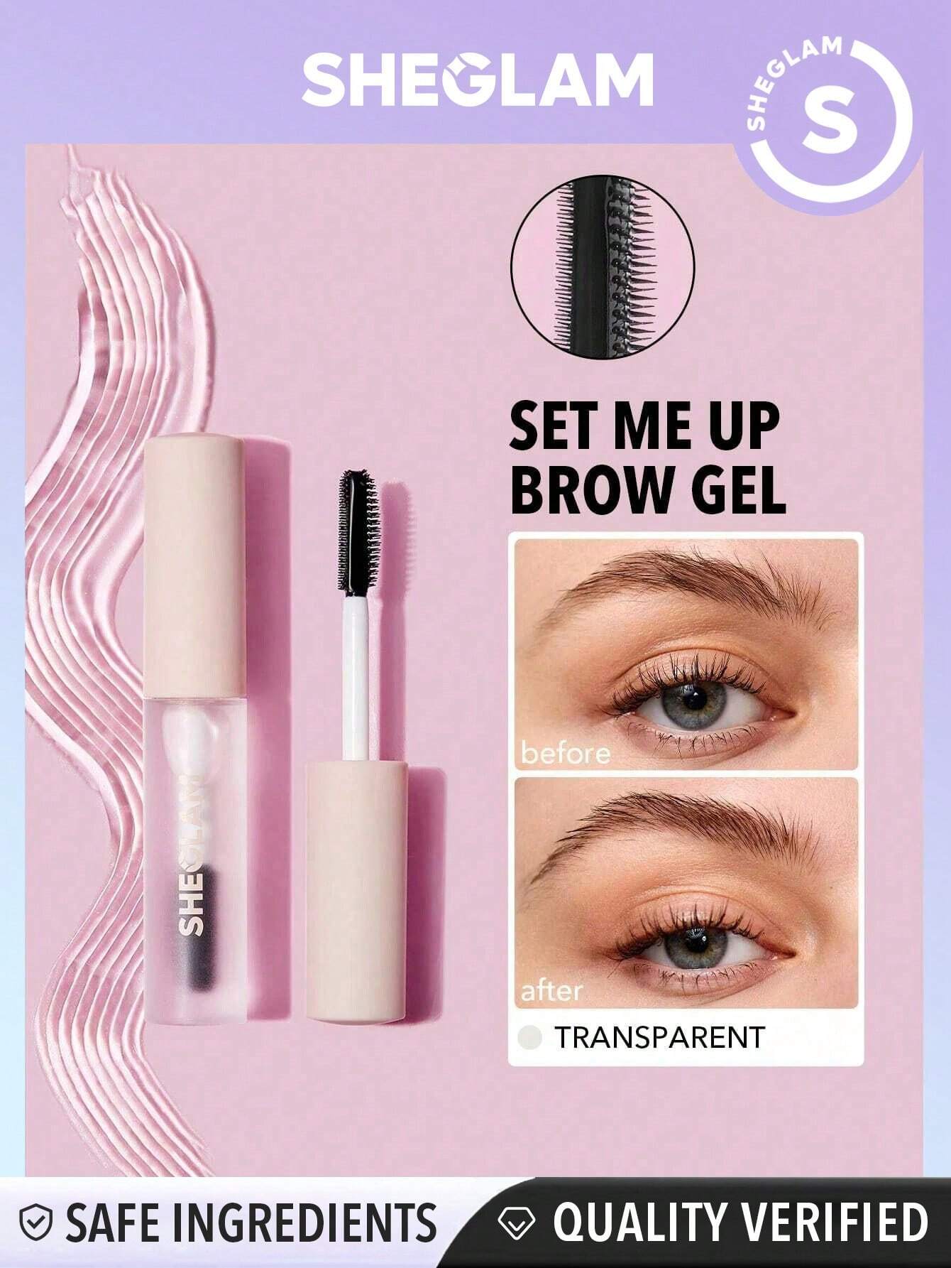 SHEGLAM  Long Lasting water proof Clear Eyebrow Gel