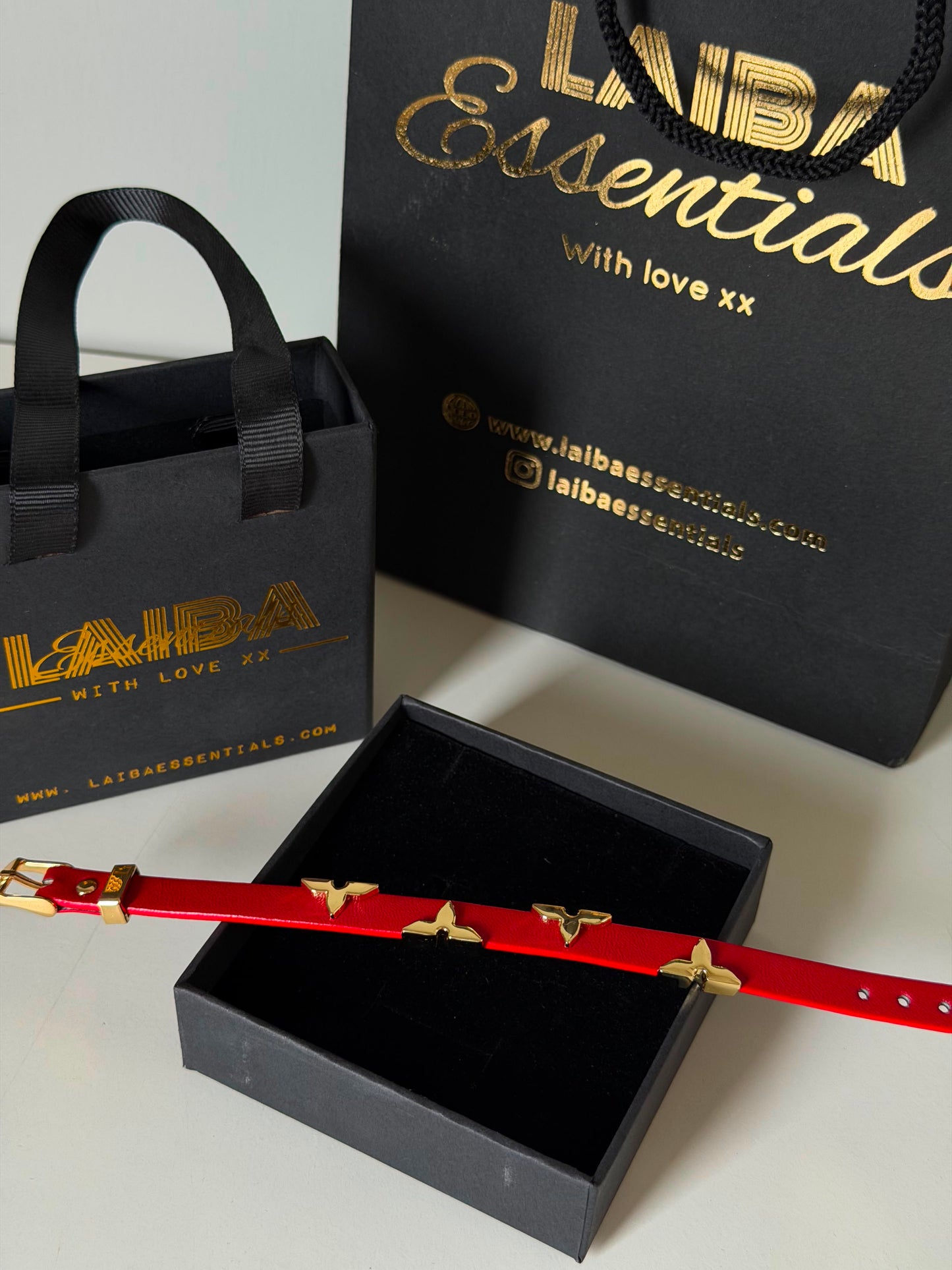 Louis Vuitton Monogram Leather Bracelet