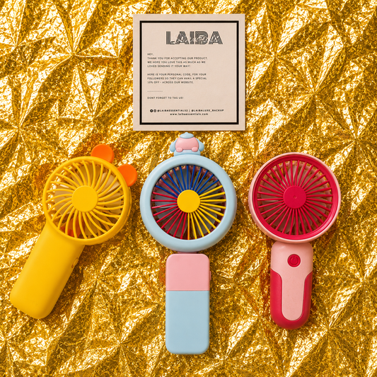 3pc Summer Fans Value pack