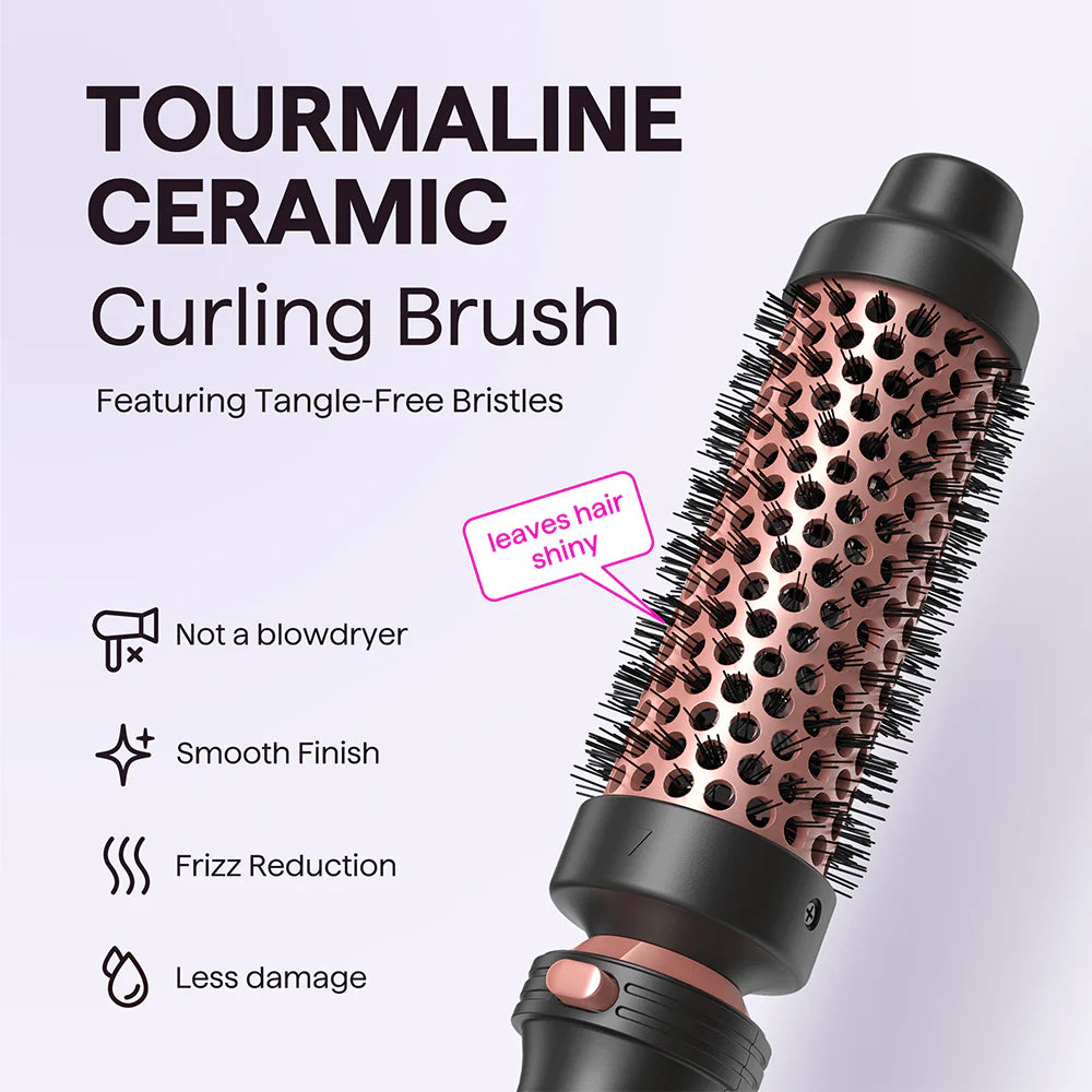 Pink Wavy talk Multi Curl 5-in-1 Curling Wand Set (Immediate Delivery available)