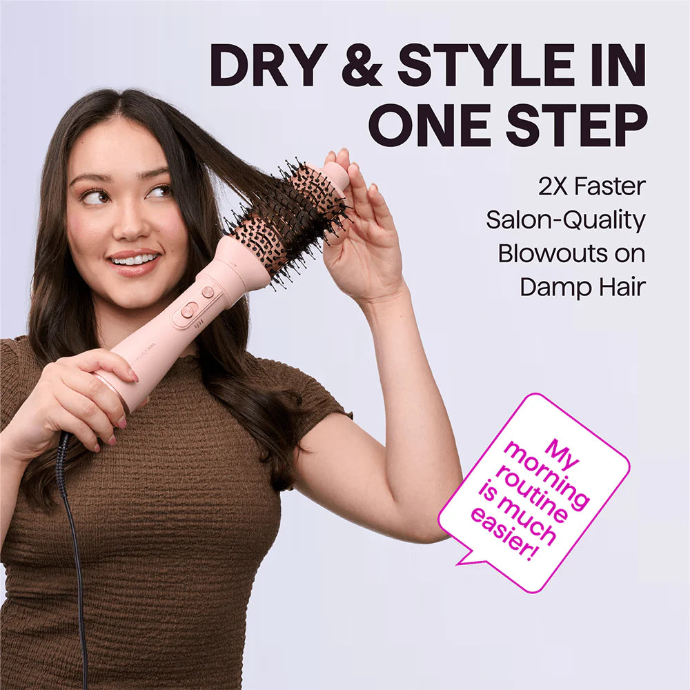 Wavy Talk Pink Air Sculpt 5-in-1 Hot Air Brush Set(Immediate Delivery available)