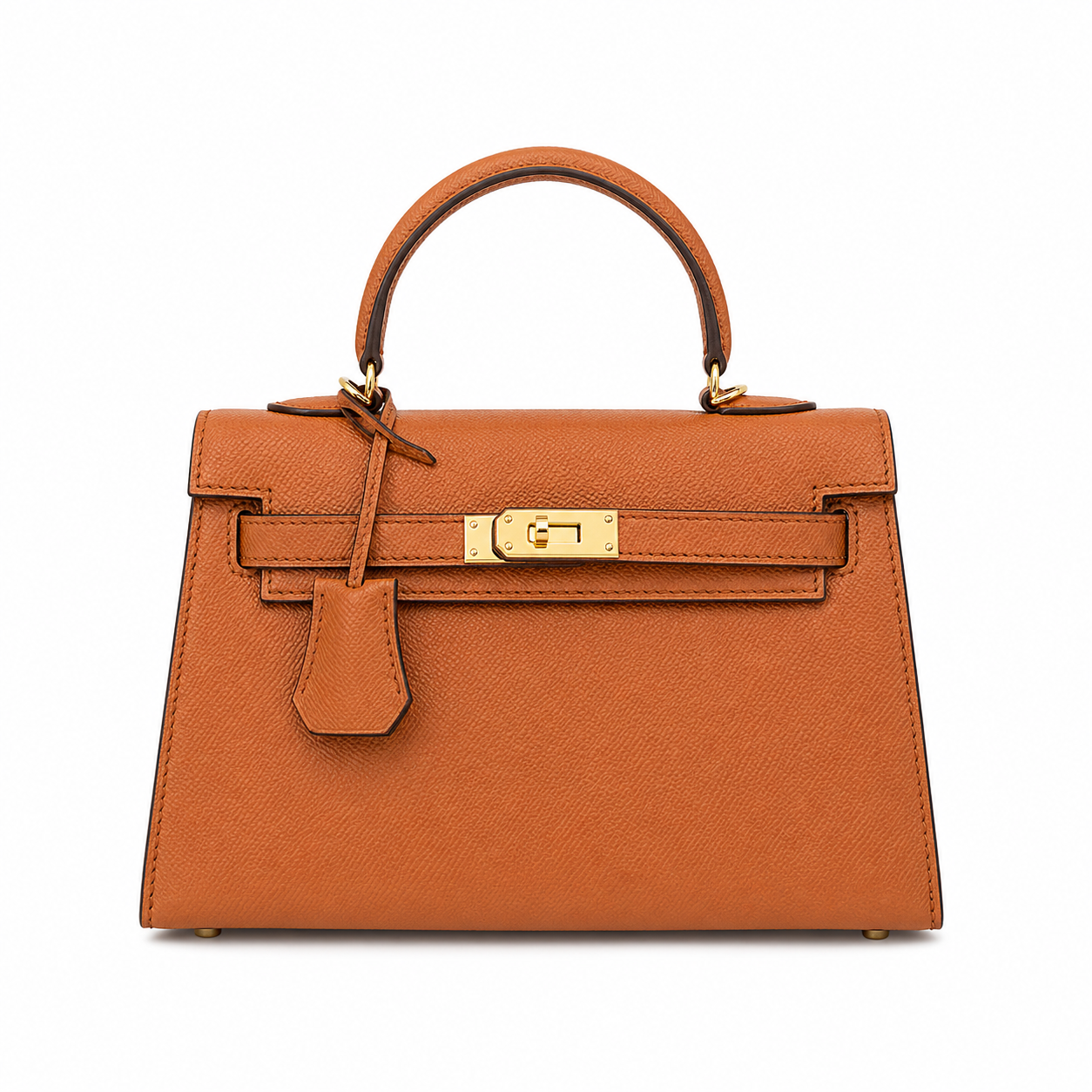 Mini Kelly Bag with Gold Hardware 20cm