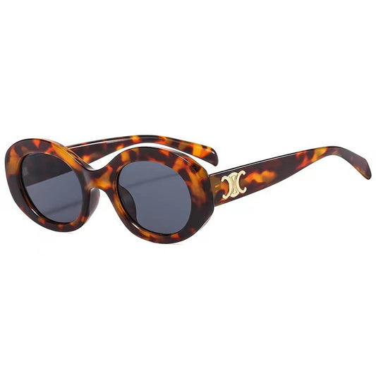 Celine round Leopards glasses