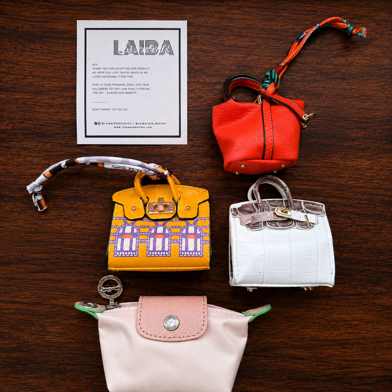 4pcs Bag accessories value pack 5