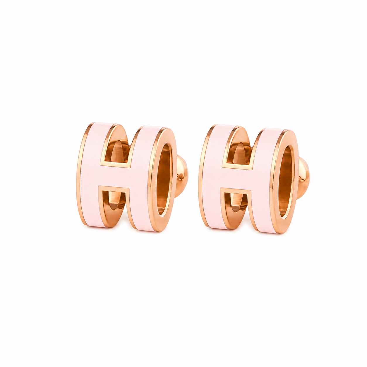 Hermès Mini Pop H Earrings - Gold