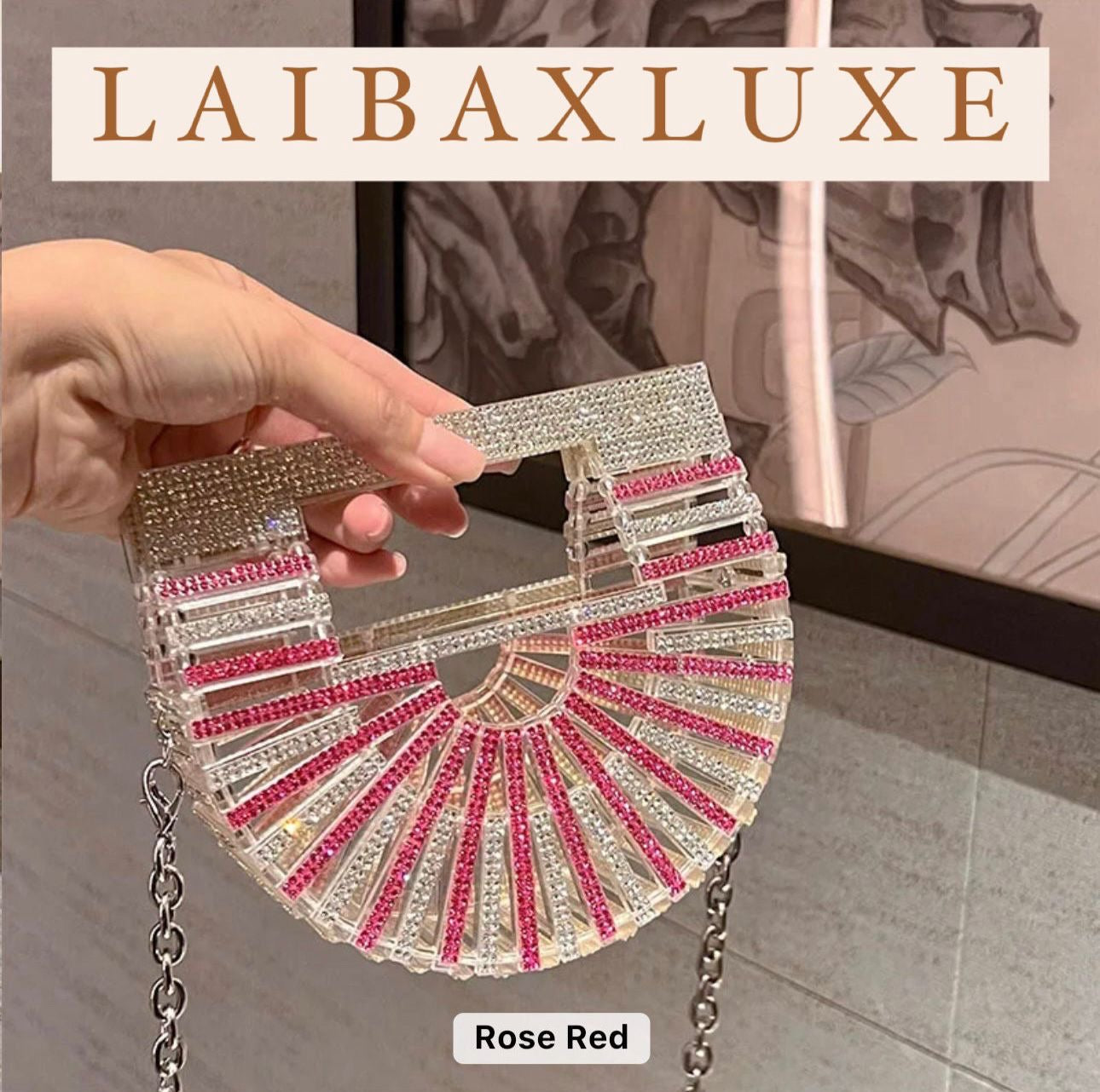 Laibaxluxe ugals crystal bag (pre order)