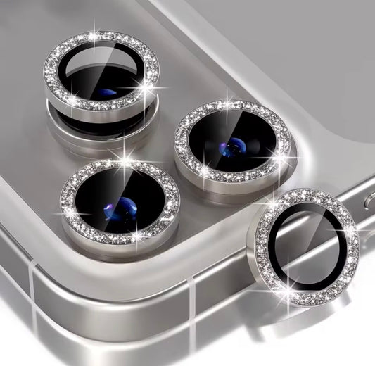 Camera Protective Lens Flash Ring For iPhone 15 series (Natural Titanium)