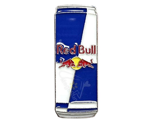 Red Bull Blue Edition Can – 14×35mm Metal Phone Sticker