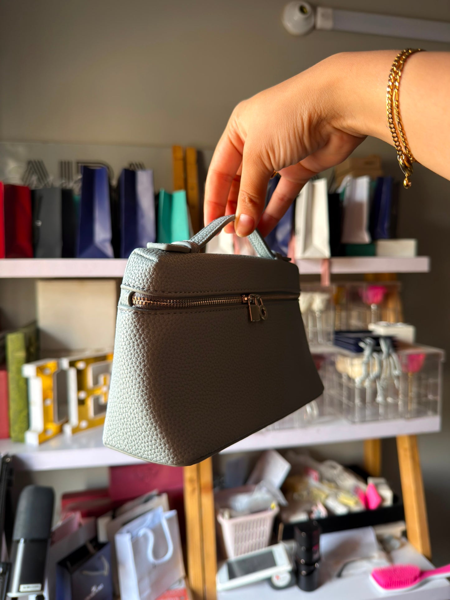 Loro Piana Vanity Case Crossbody Bag
