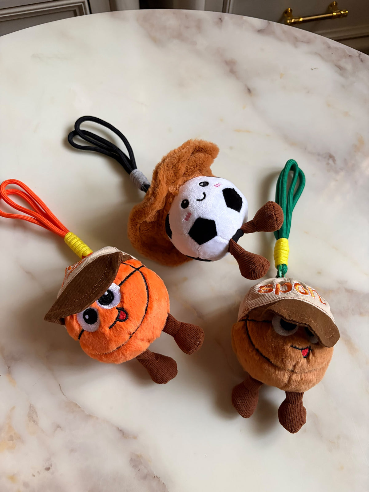 Jelly Sports Ball Bag Charm