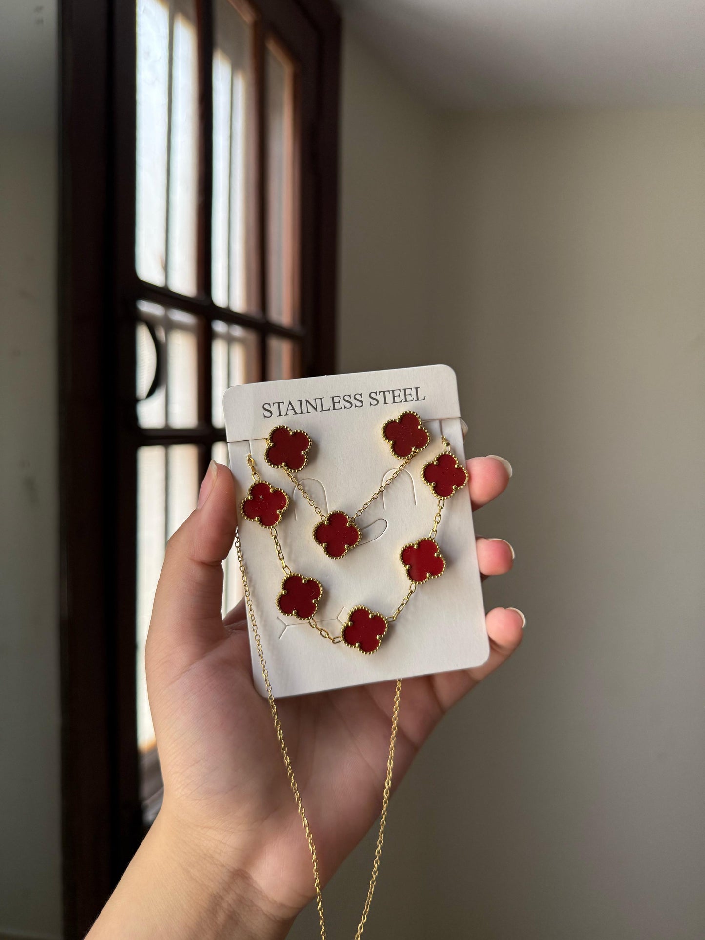 Vancleef set 15mm flower