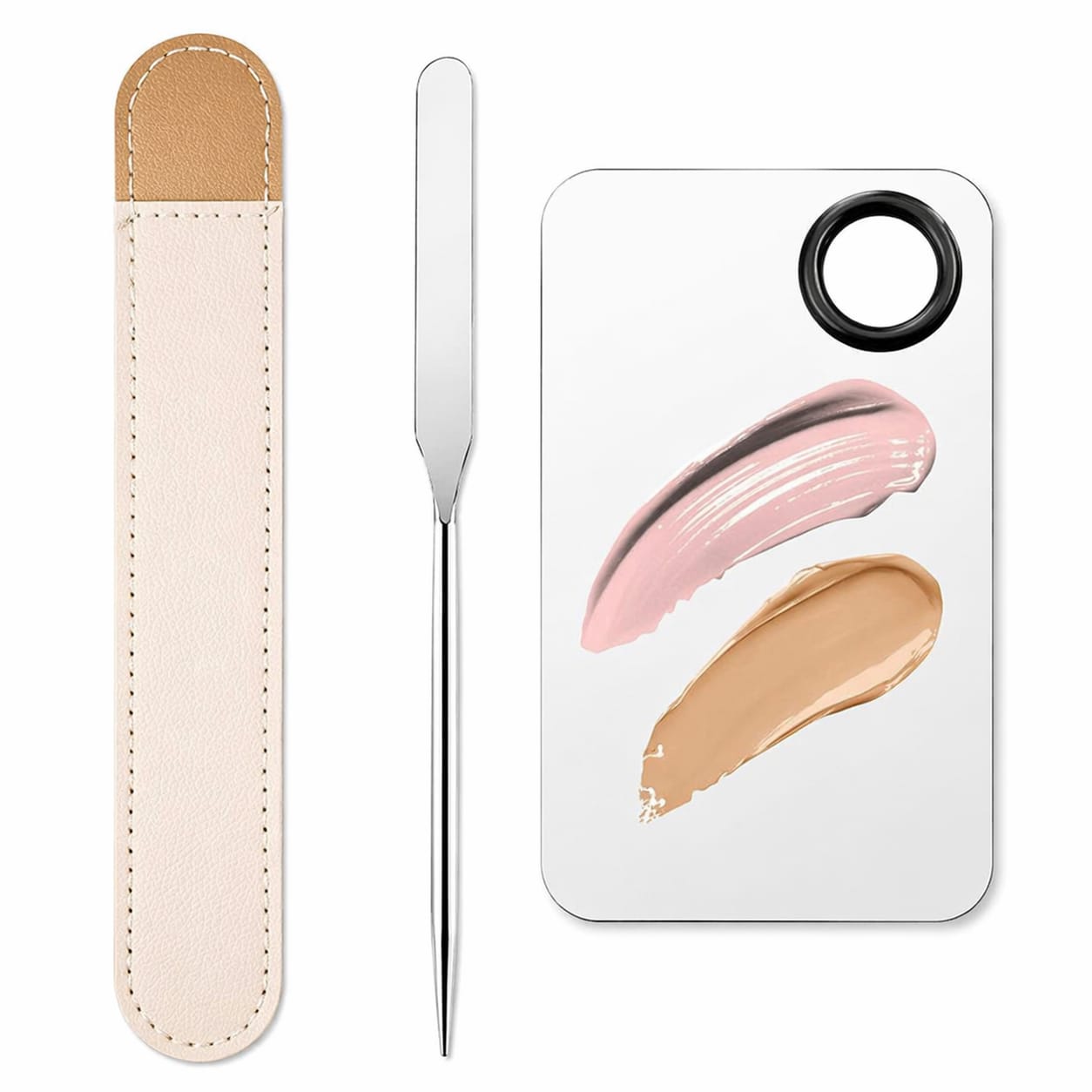 Korean Foundation spatula and mixing tray DUO