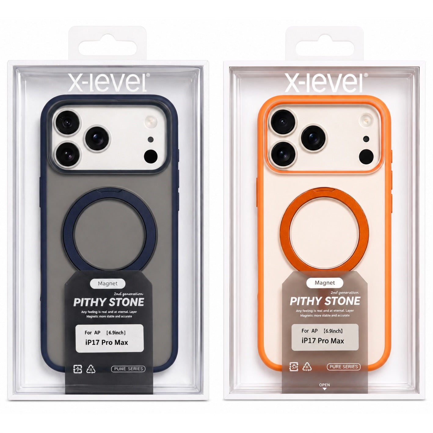 iPhone Case X-Level MagSafe Stone Edition (iPhone 17 pro max)