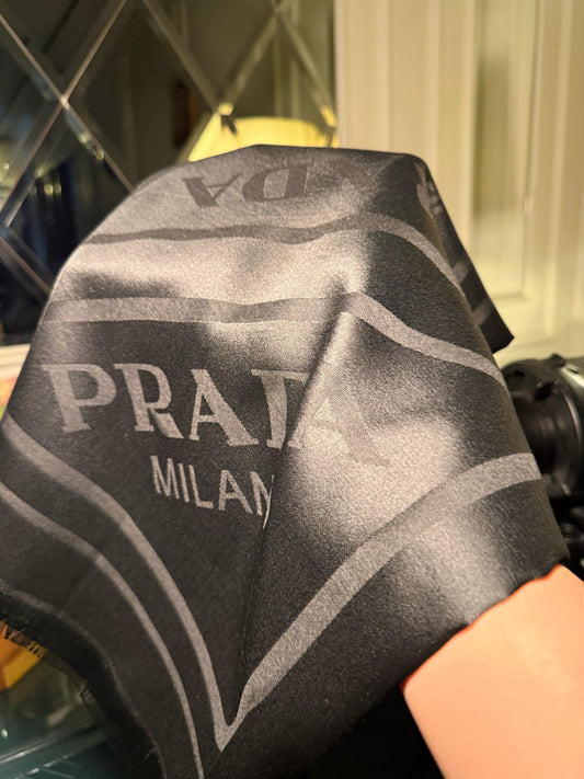 PRADA Black scarf/ stole (IMMEDIATE DELIVERY AVAILABLE)