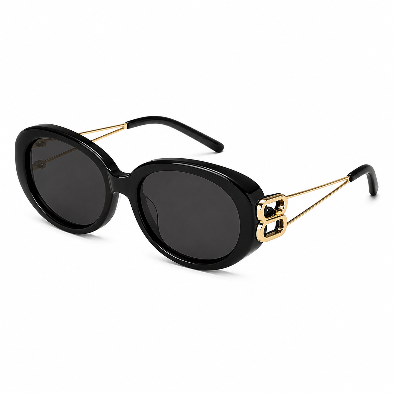 Gentle Monster Noir Oval Sunglasses