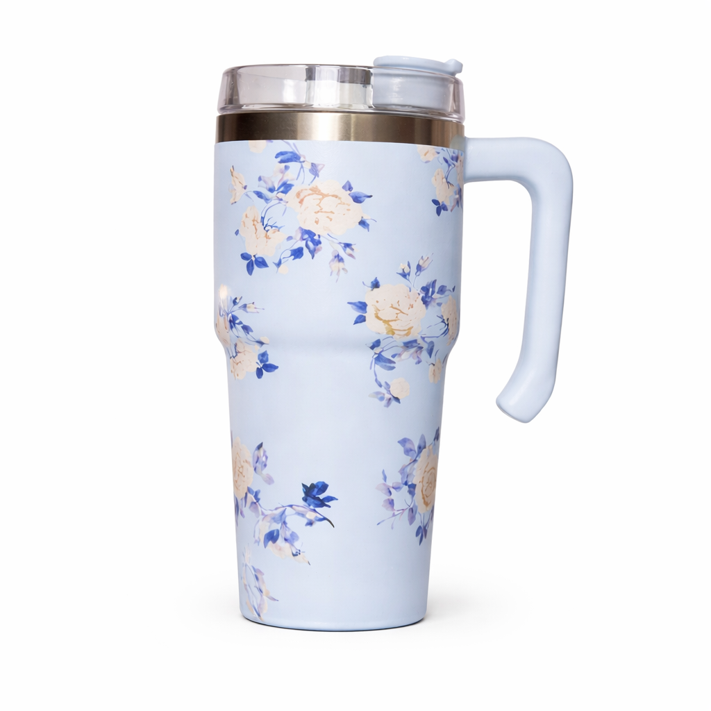 Floral Mini Quencher Tumbler 20oz