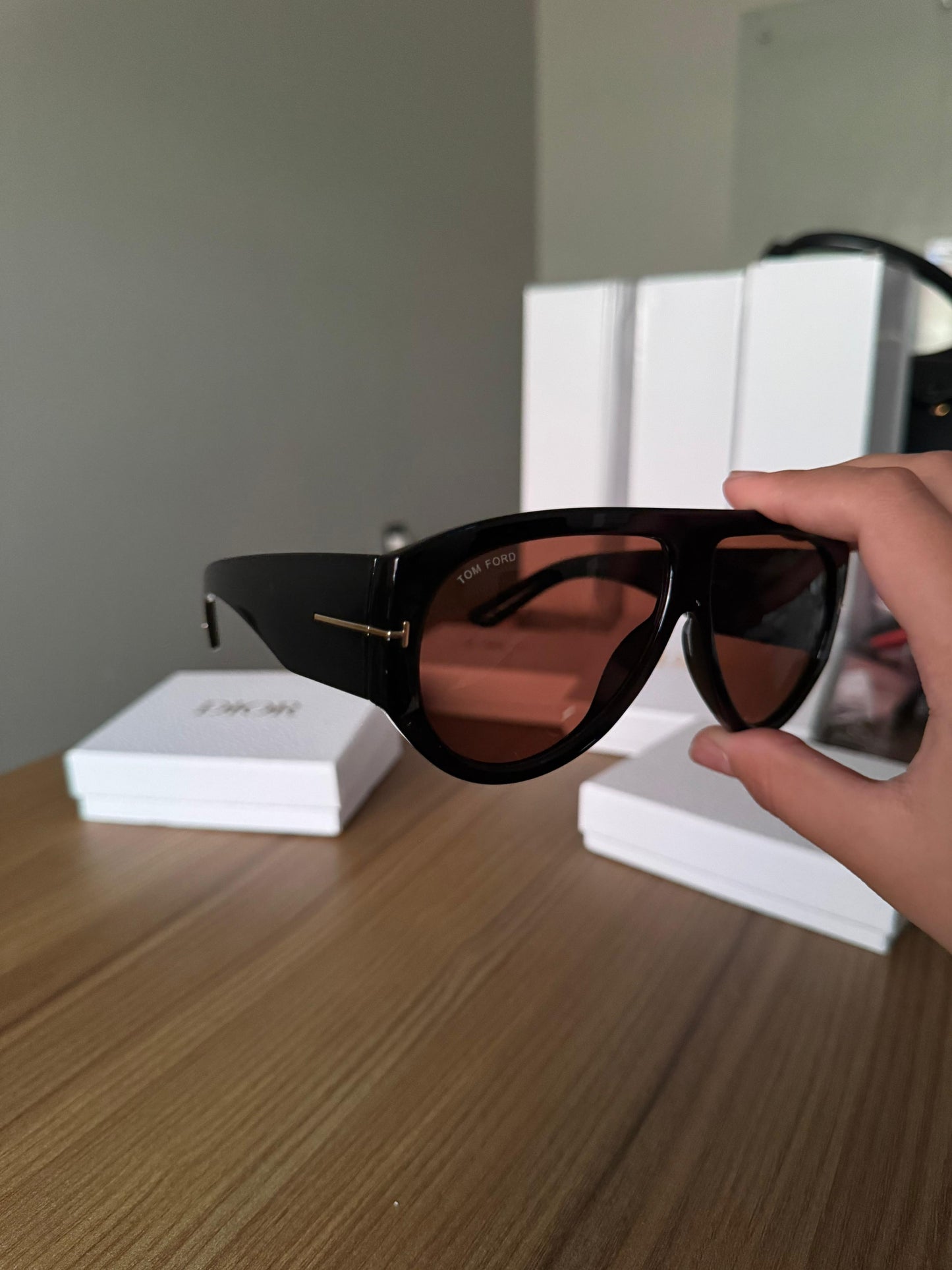 Tom Ford Ft1044 Black Sunglasses With Yellow Lenses