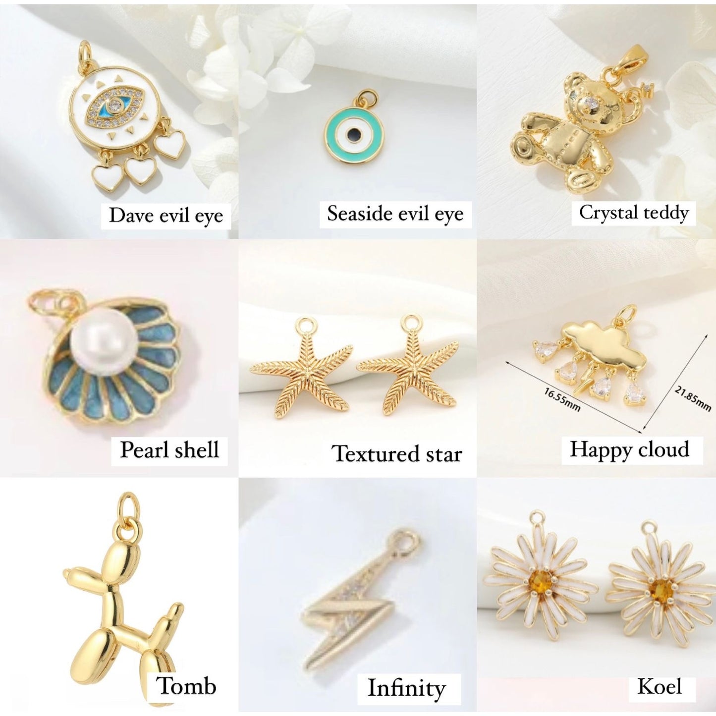 Earring charms