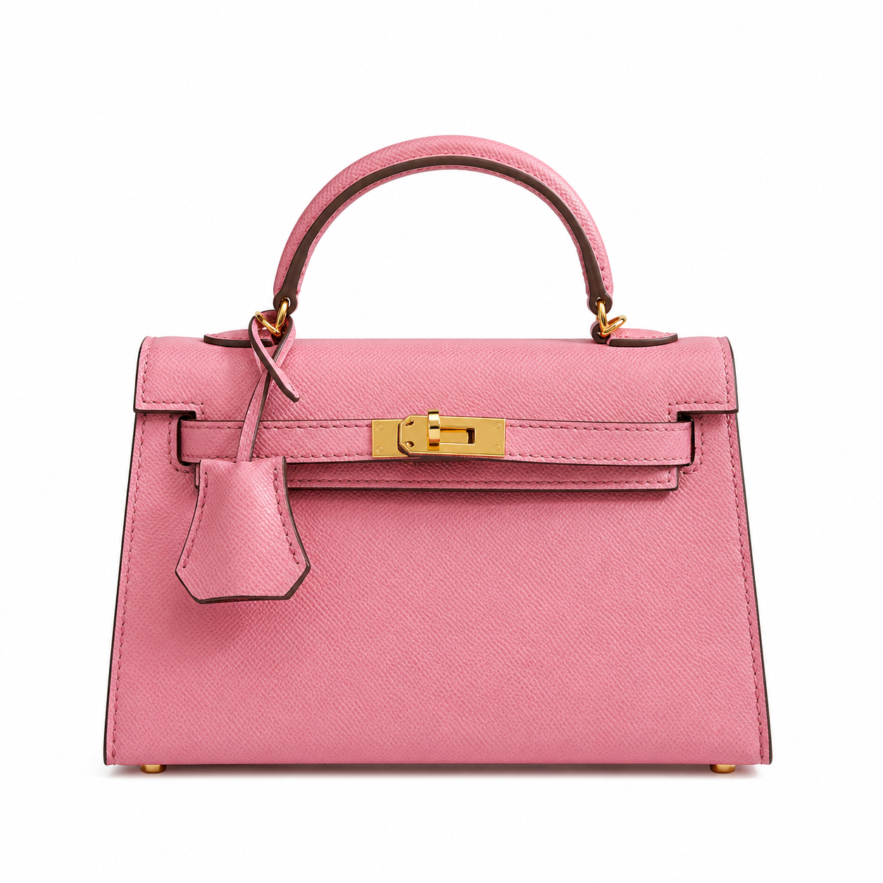 Mini Kelly Bag with Gold Hardware 20cm