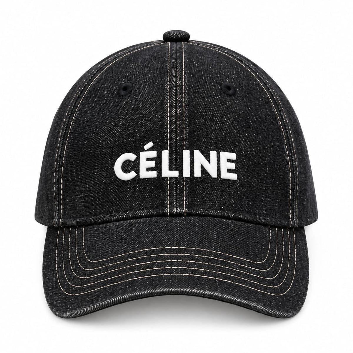 Celine Denim Logo Cap