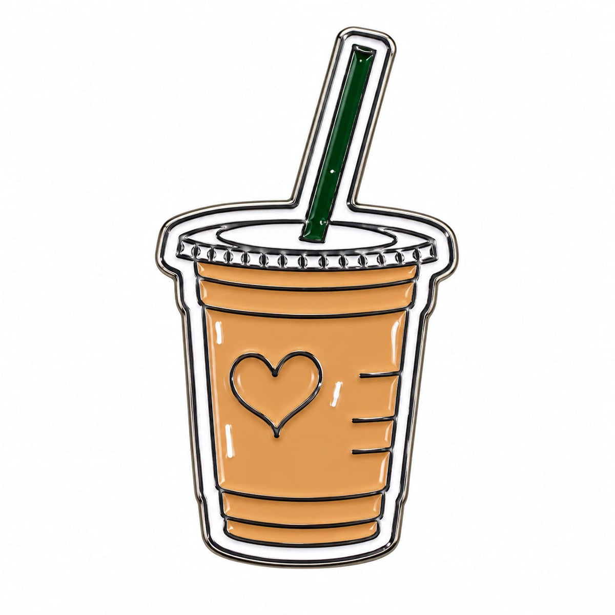 Metal Phone Charm Sticker