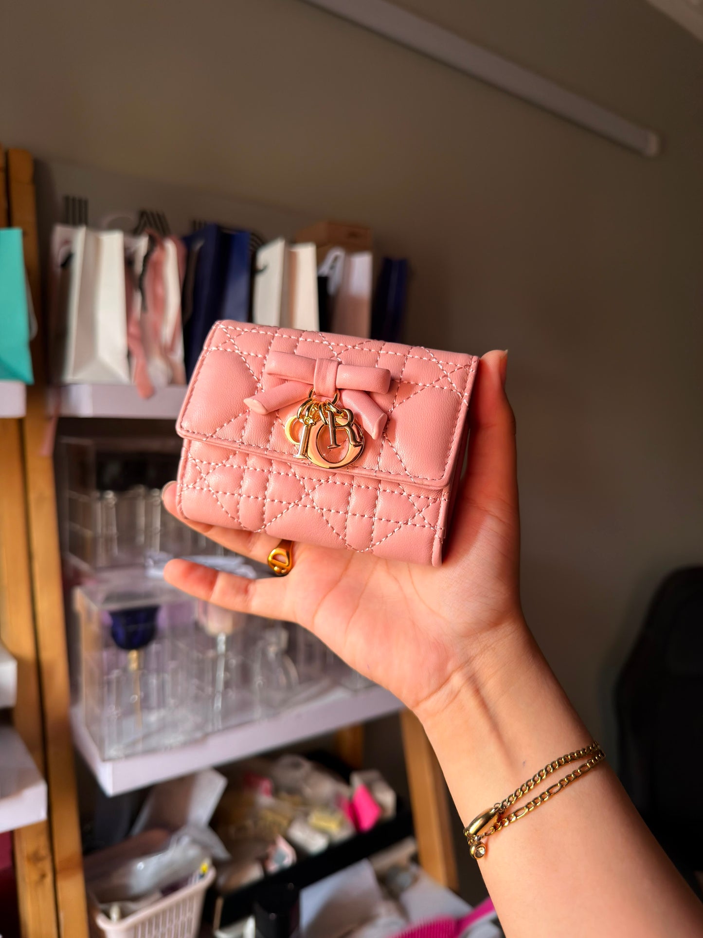 Pink Dior Wallet