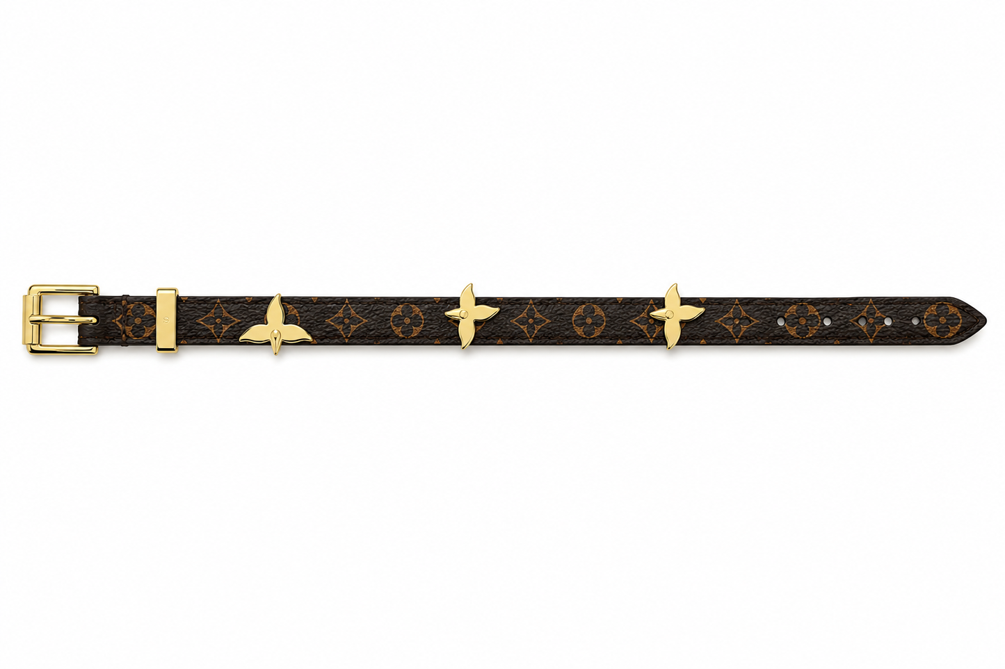 Louis Vuitton Monogram Leather Bracelet