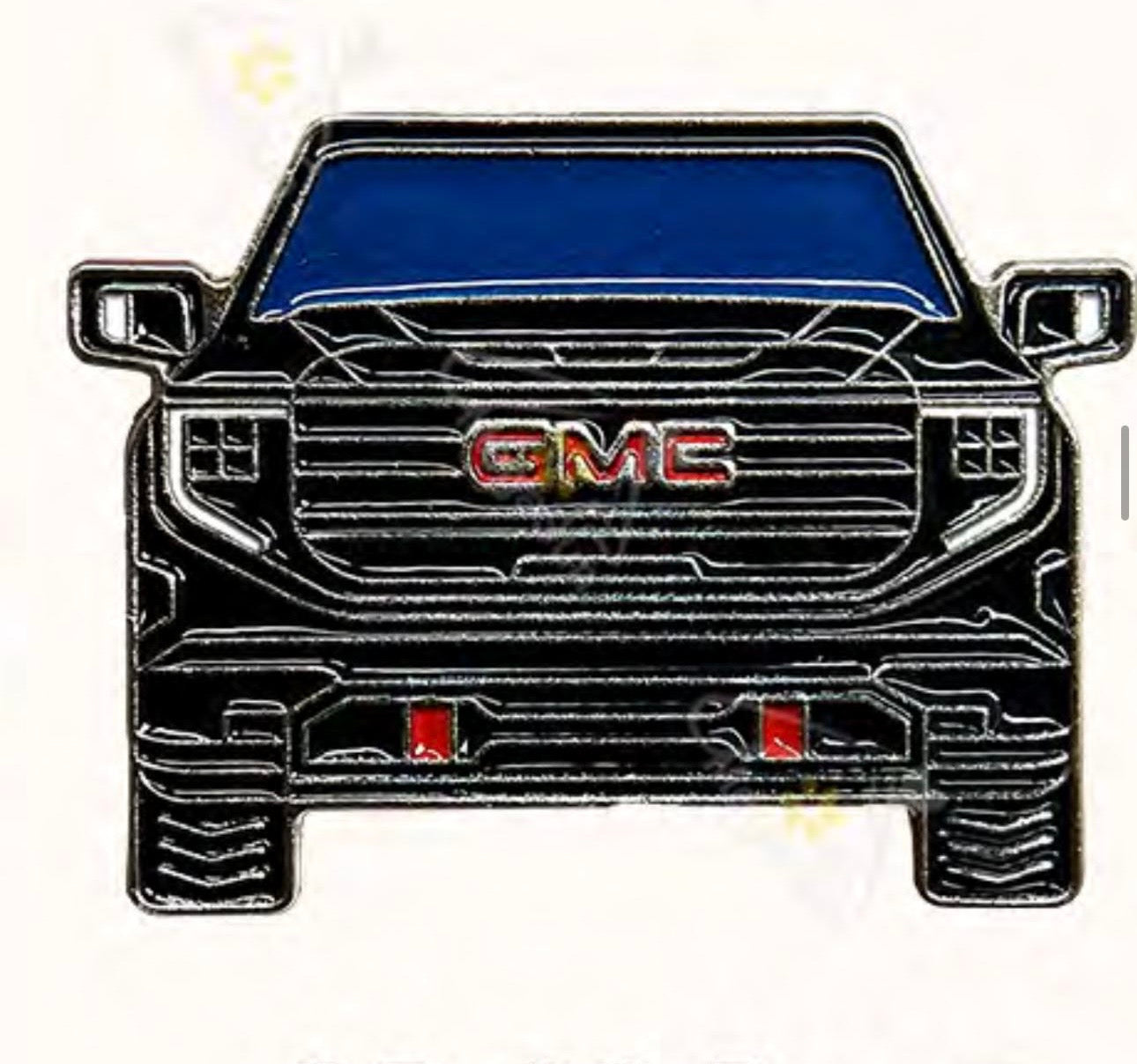 GMC jeep 35X30 MM Metal Phone Sticker
