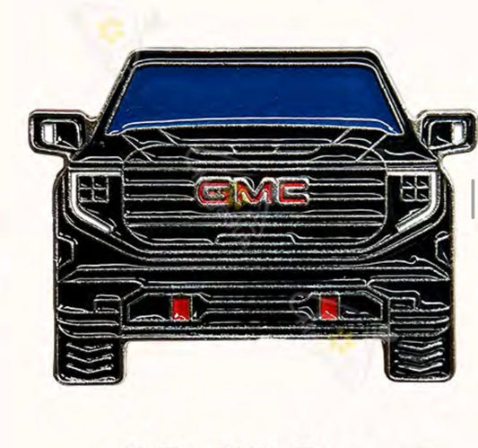 GMC jeep 35X30 MM Metal Phone Sticker