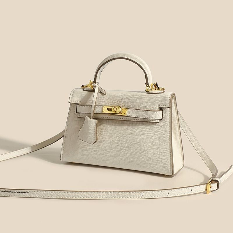 Beige Mini Kelly Birkin Bag (In Stock)