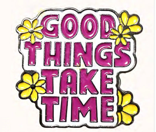 Good Things Rake Time Metal Phone Sticker
