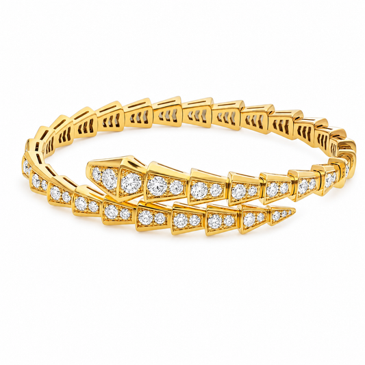 Gold BVLGARI Serpenti Viper Bracelet
