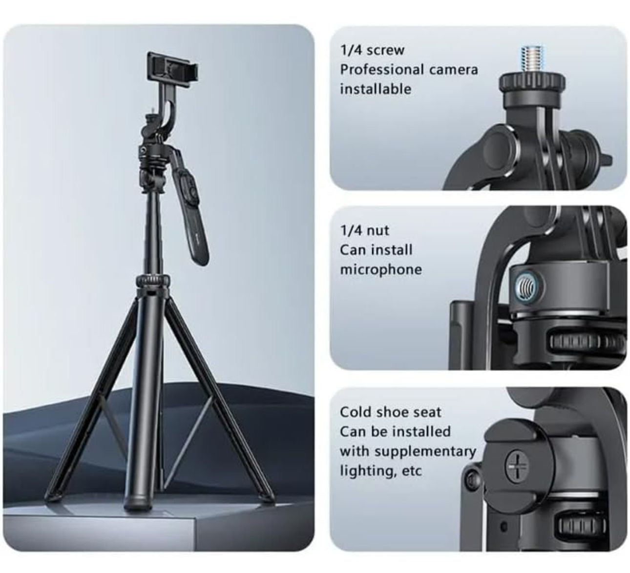 NEW A36 essential Bluetooth Tripod