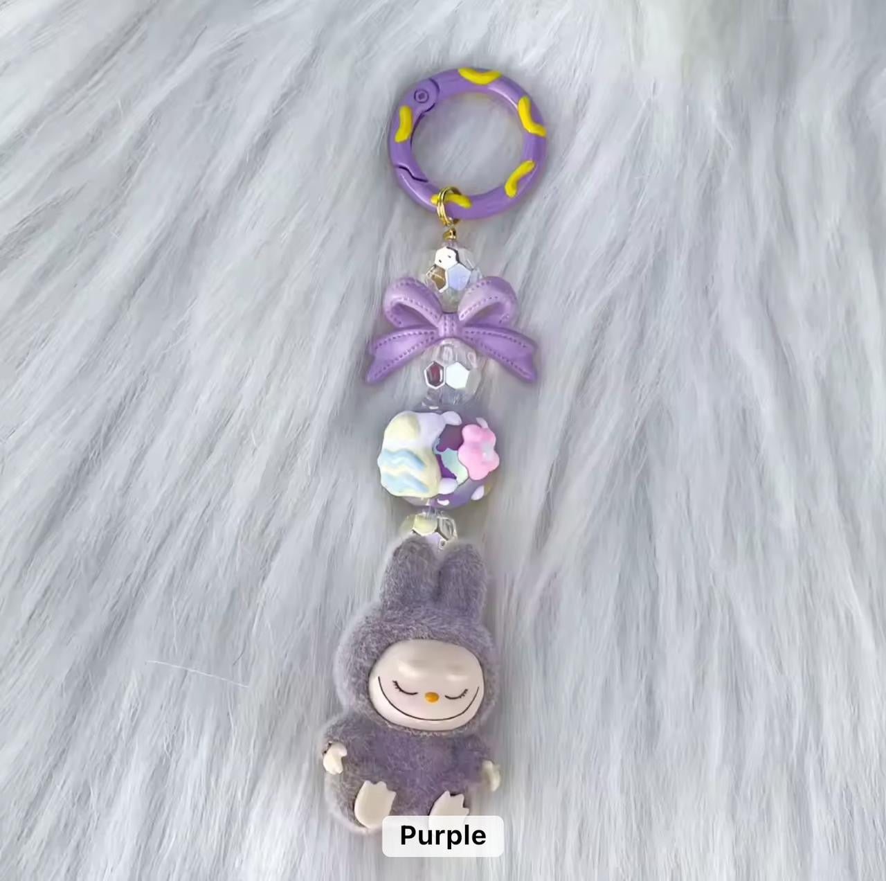 Labubu keychain charm (immediate delivery )