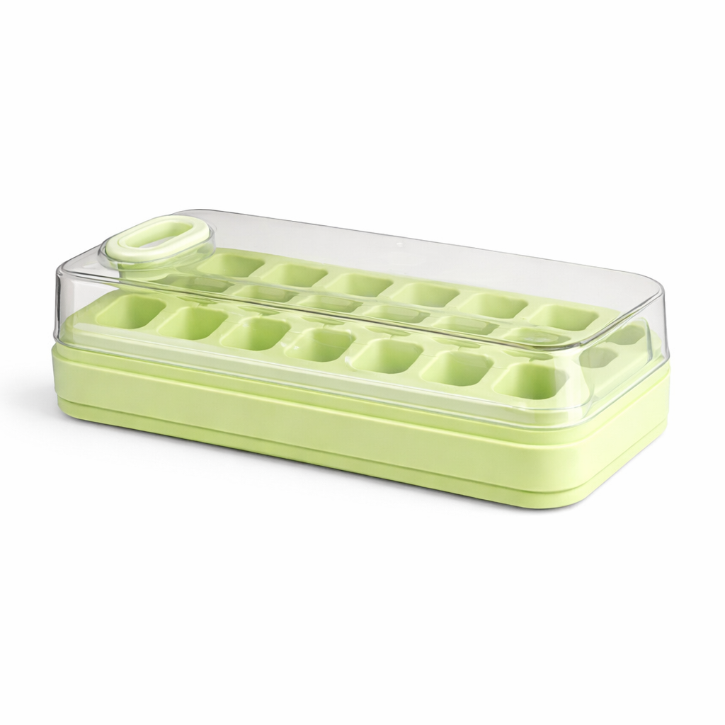 Ice cube tray with box