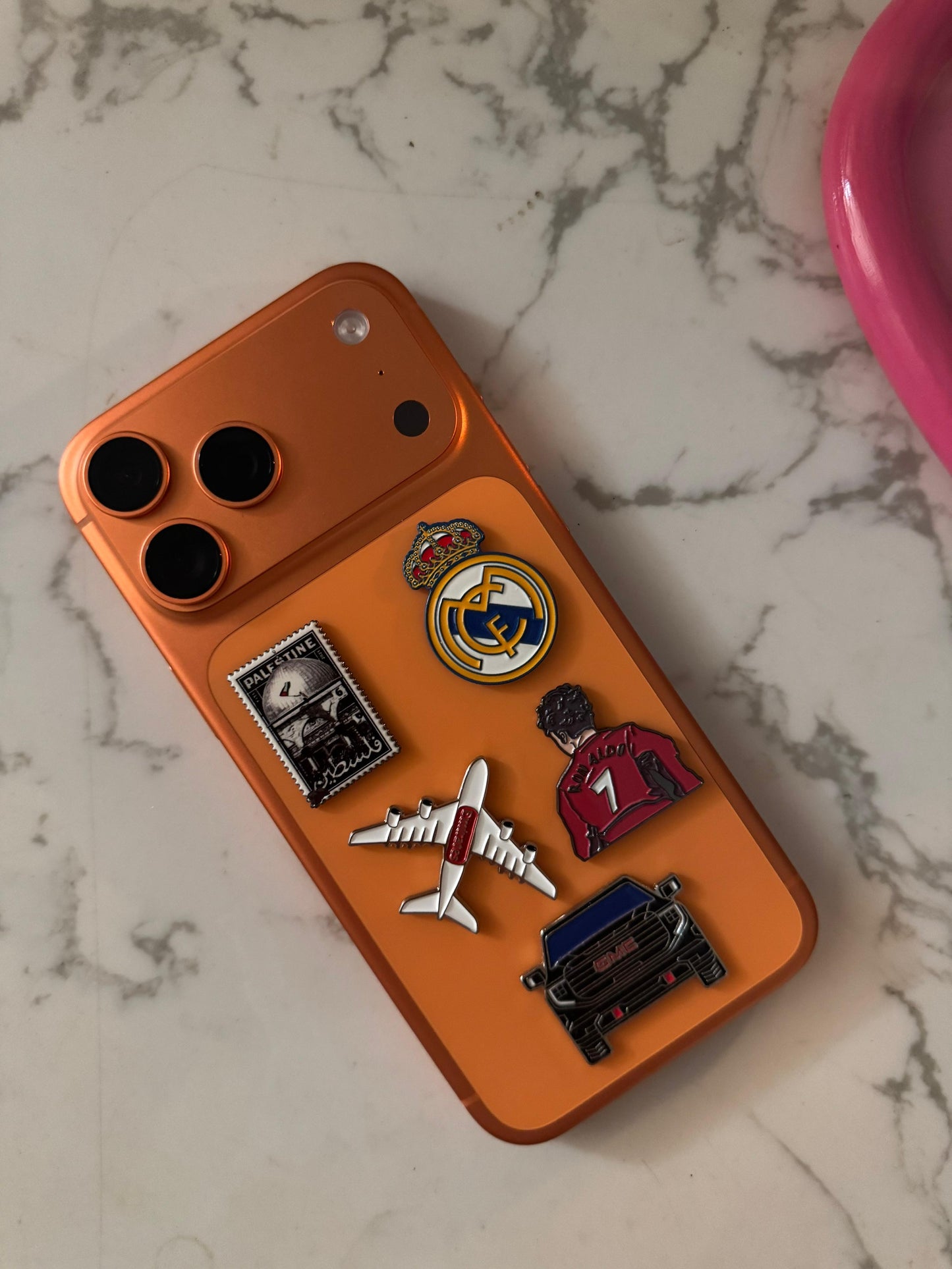 Metal phone sticker pack of 5 Bundle 8