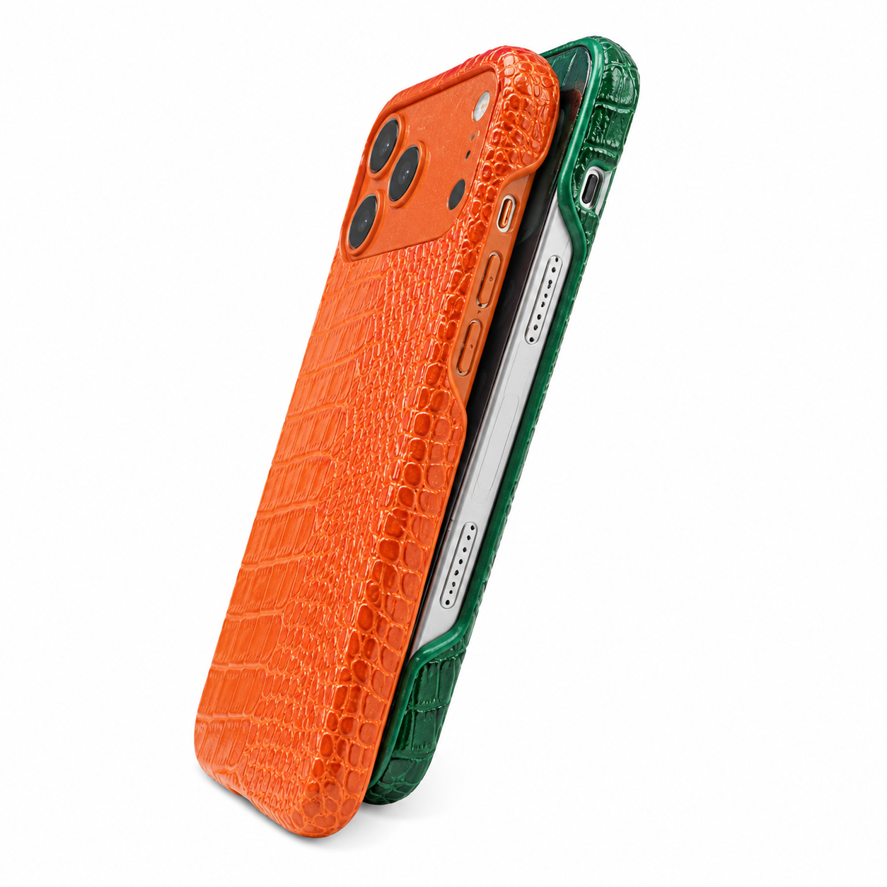 Crocodile Leather Phone Case 17 Pro Max