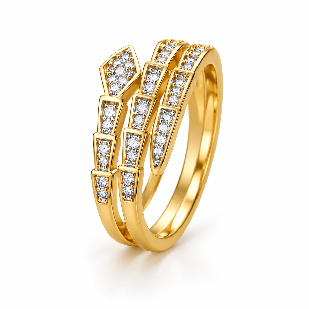 Luxe Adornments Collection adjustable table ring (Laibaessentials packaging)