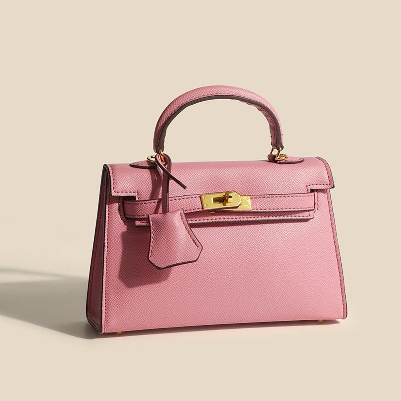 Pink Mini Kelly Birkin Bag (In Stock)