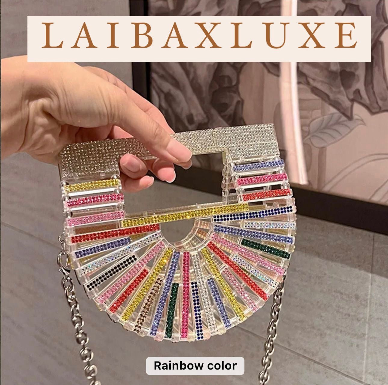 Laibaxluxe ugals crystal bag (pre order)