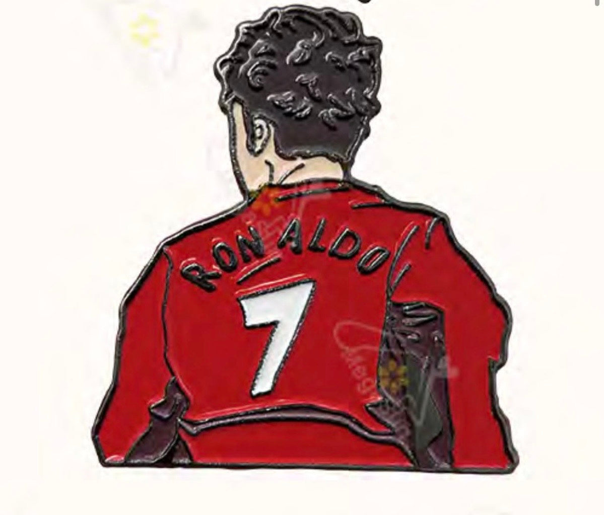Ronaldo 30X30mm  Metal Phone Sticker