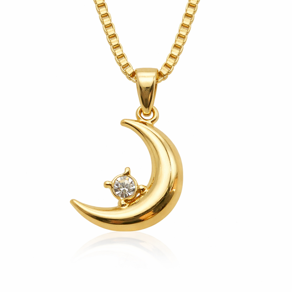 Crescent star necklace🌙✨