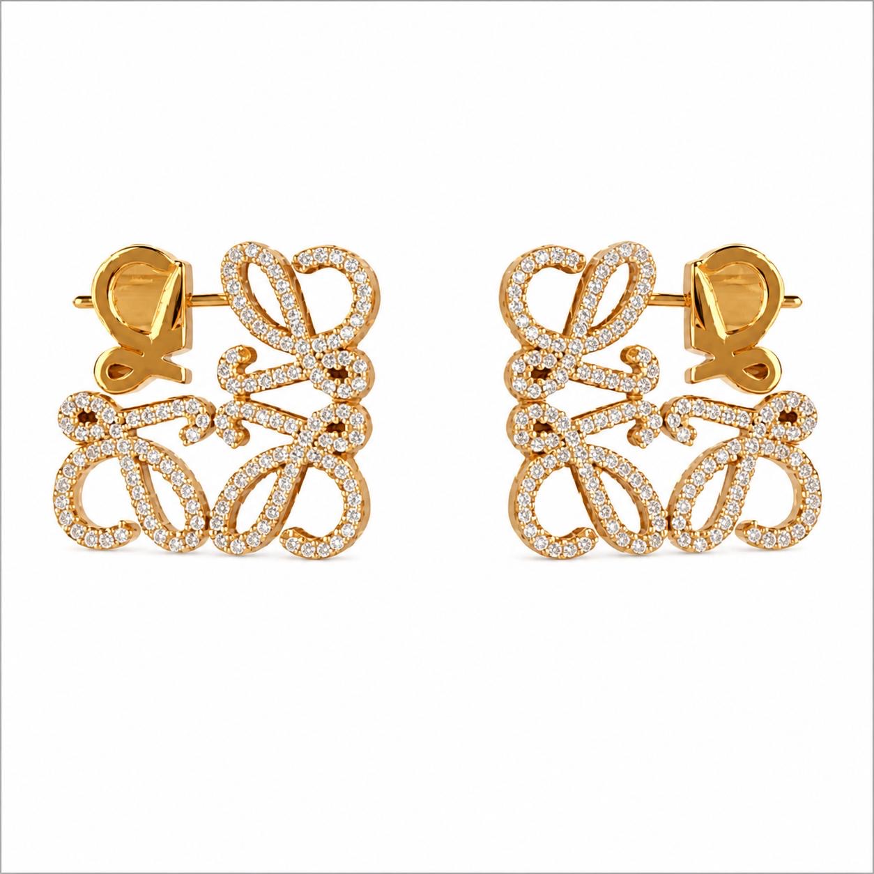 Loewe Earrings(with box & proper packaging)